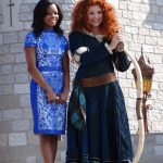 Gabby Douglas & Princess Merida. Photo Copyright-Energizer Bunnies' Mommy Reports