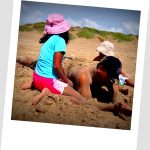 At the beach