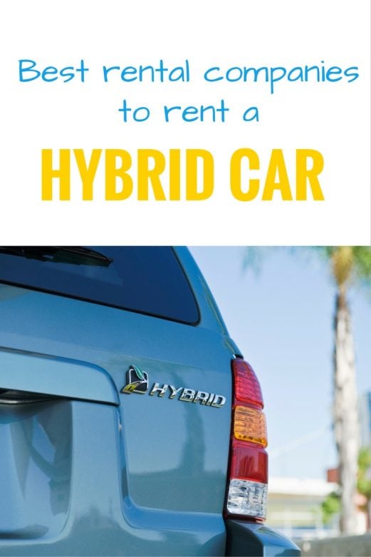 Best rental companies to rent a hybrid car when you travel
