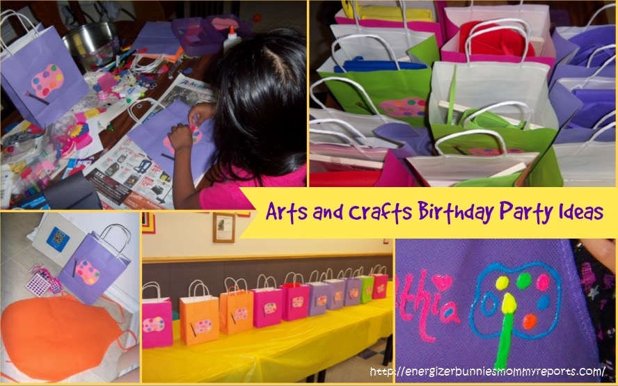 Arts and Crafts Birthday Party Ideas with Mommy Snippets