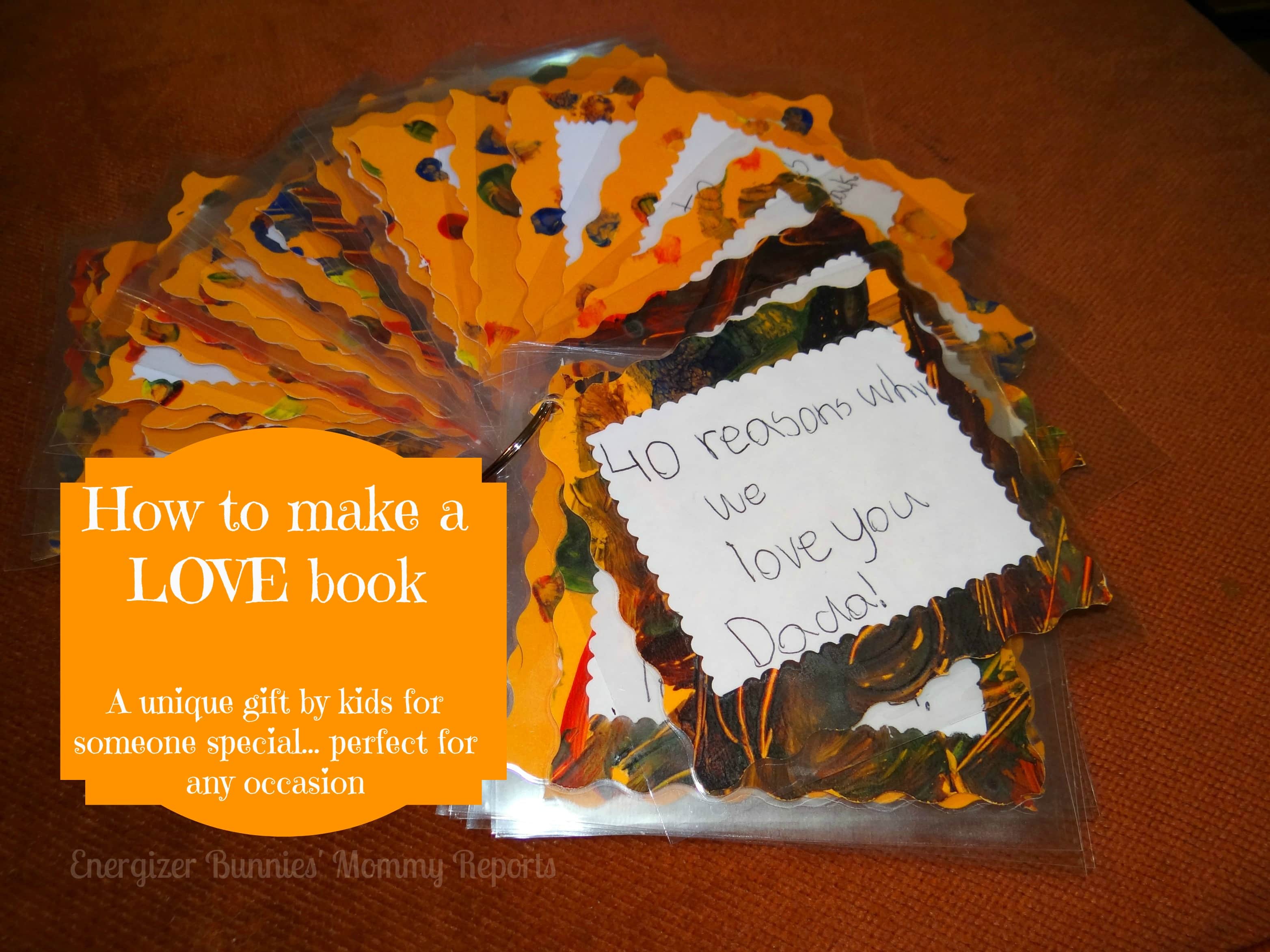 How to make a LOVE book Unique Kids' Handmade Gift.