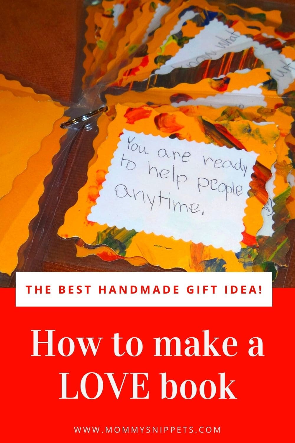 How to Make a Love Book -An Easy Handmade Gift Idea for Kids