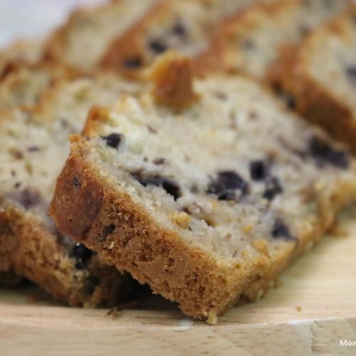 A healthier Blueberry Nut Bread Recipe your family will love