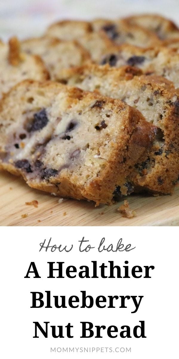How to bake a healthier blueberry nut bread