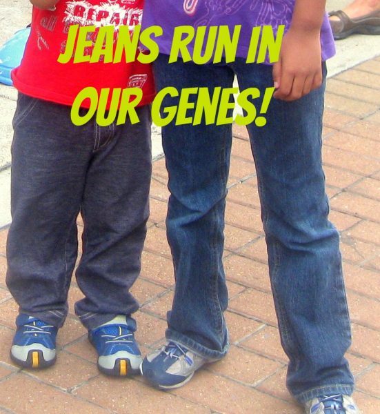 Jeans run in our genes! Energizer Bunnies' Mommy Reports