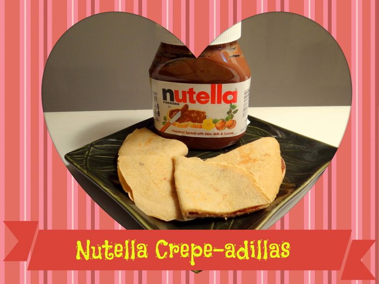 Celebrating with Nutella Crepe-adillas.