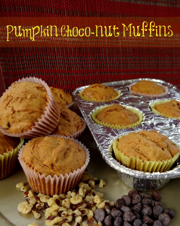 Pumpkin Choco-Nut Muffins