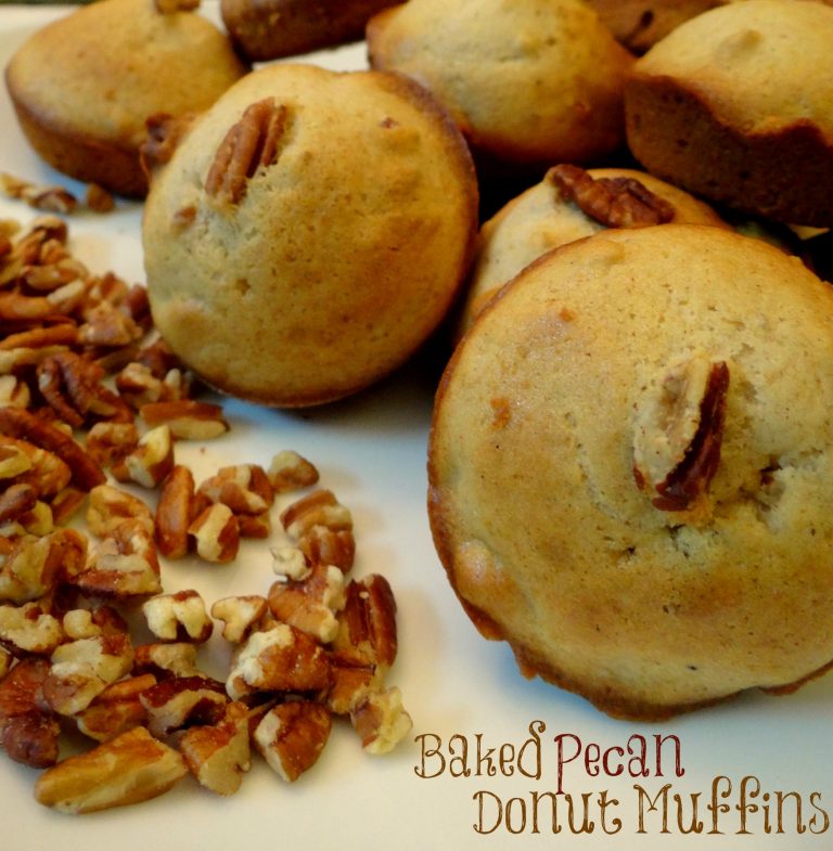 Baked Pecan Donut Muffins {Recipe}