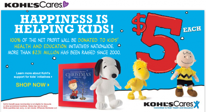 kohls cares peanuts