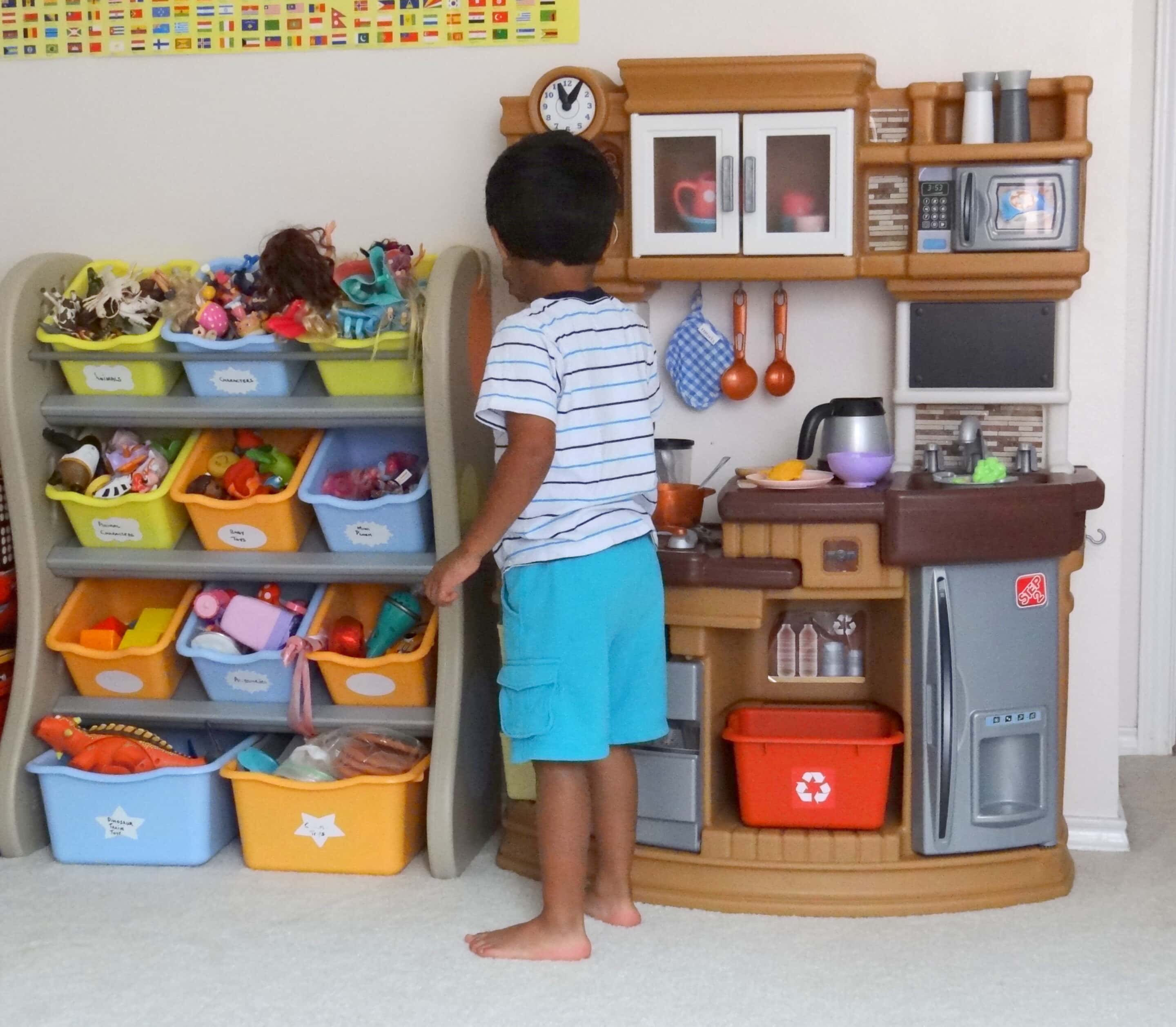 Psst...can you spot our Step2 Toy Organizer? Yet, another, durable Step2 product!