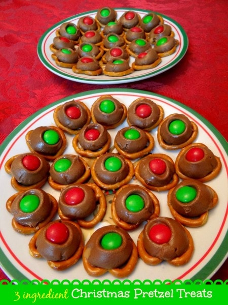 3 ingredient Christmas Pretzel Treats {Recipe} - Mommy ...