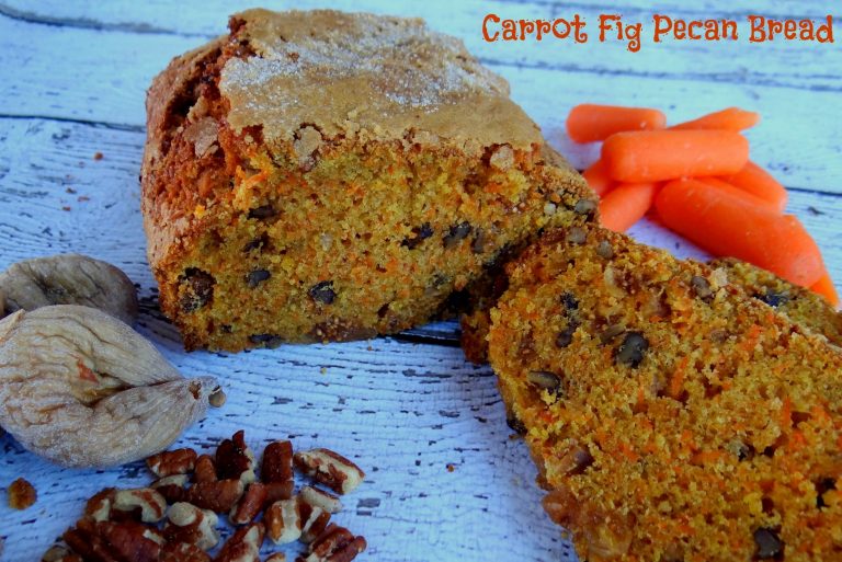 How to make a moist carrot fig pecan bread