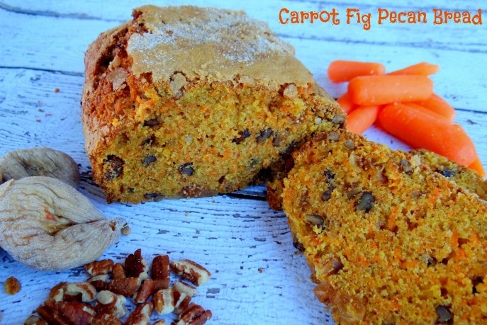 Carrot Fig Pecan Bread