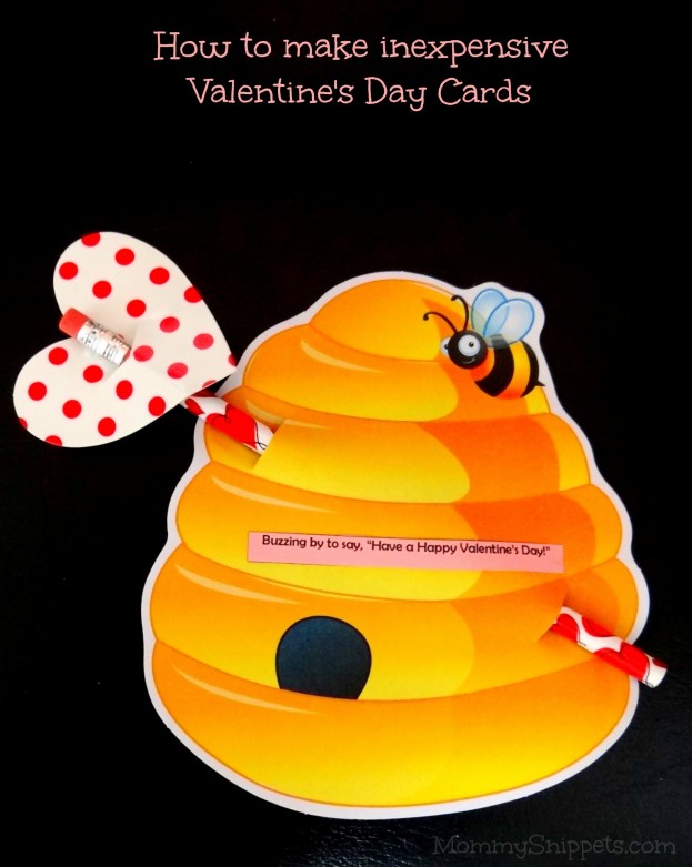 How to make inexpensive Valentine's Day Cards