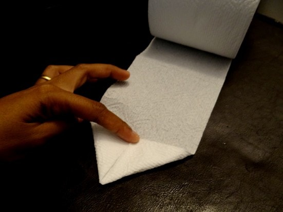 toilet paper origami