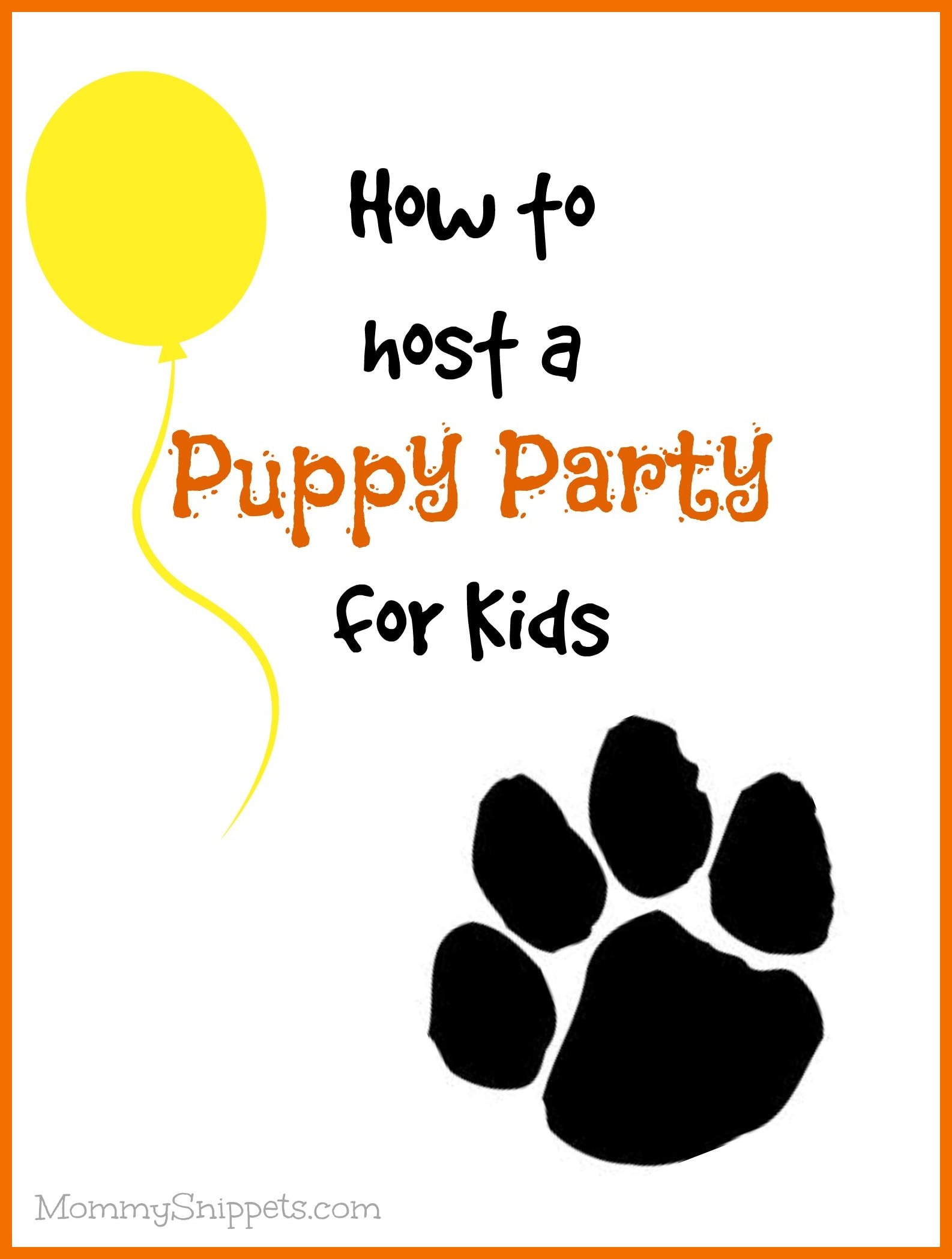 How to host a puppy party for kids