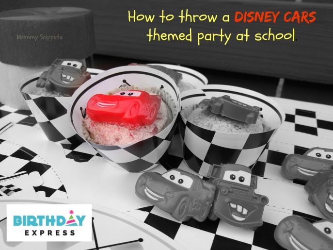 How to throw a Disney Cars themed party at school- Mommy Snippets