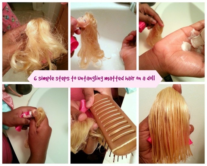 hair matted doll untangle detangle hack easy head detangler ever untangling ways step diy tips