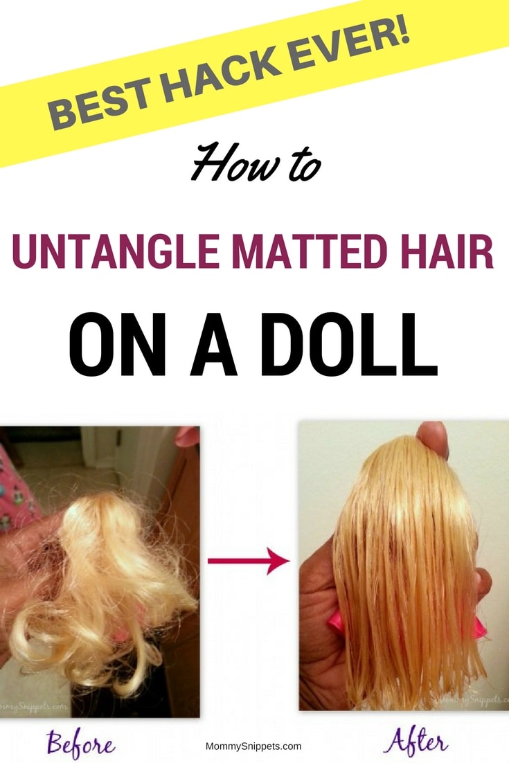 detangling american girl doll hair