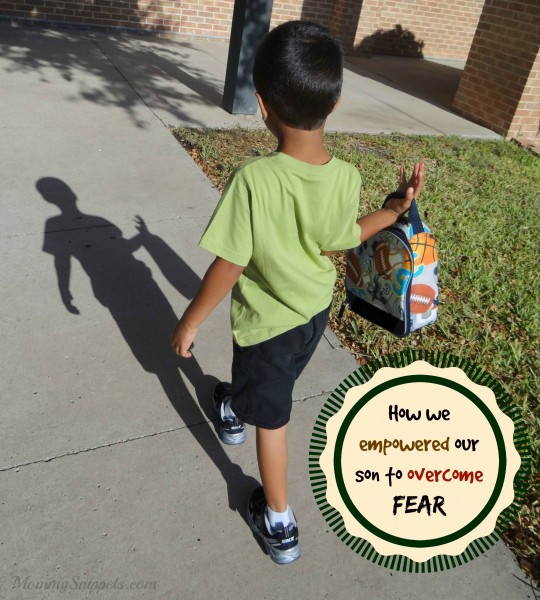 How we empowered our son to overcome fear- Mommy Snippets