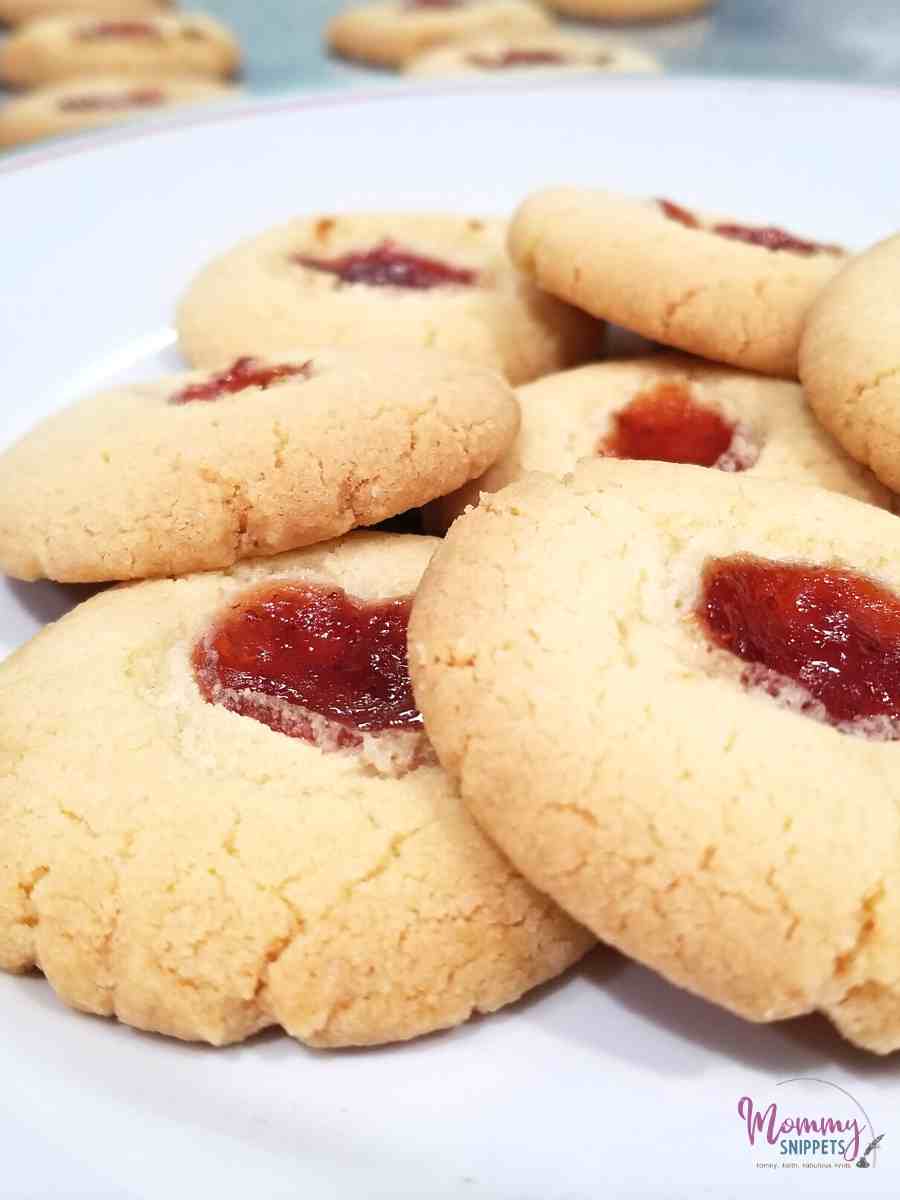 Strawberry Thumbprint Cookies