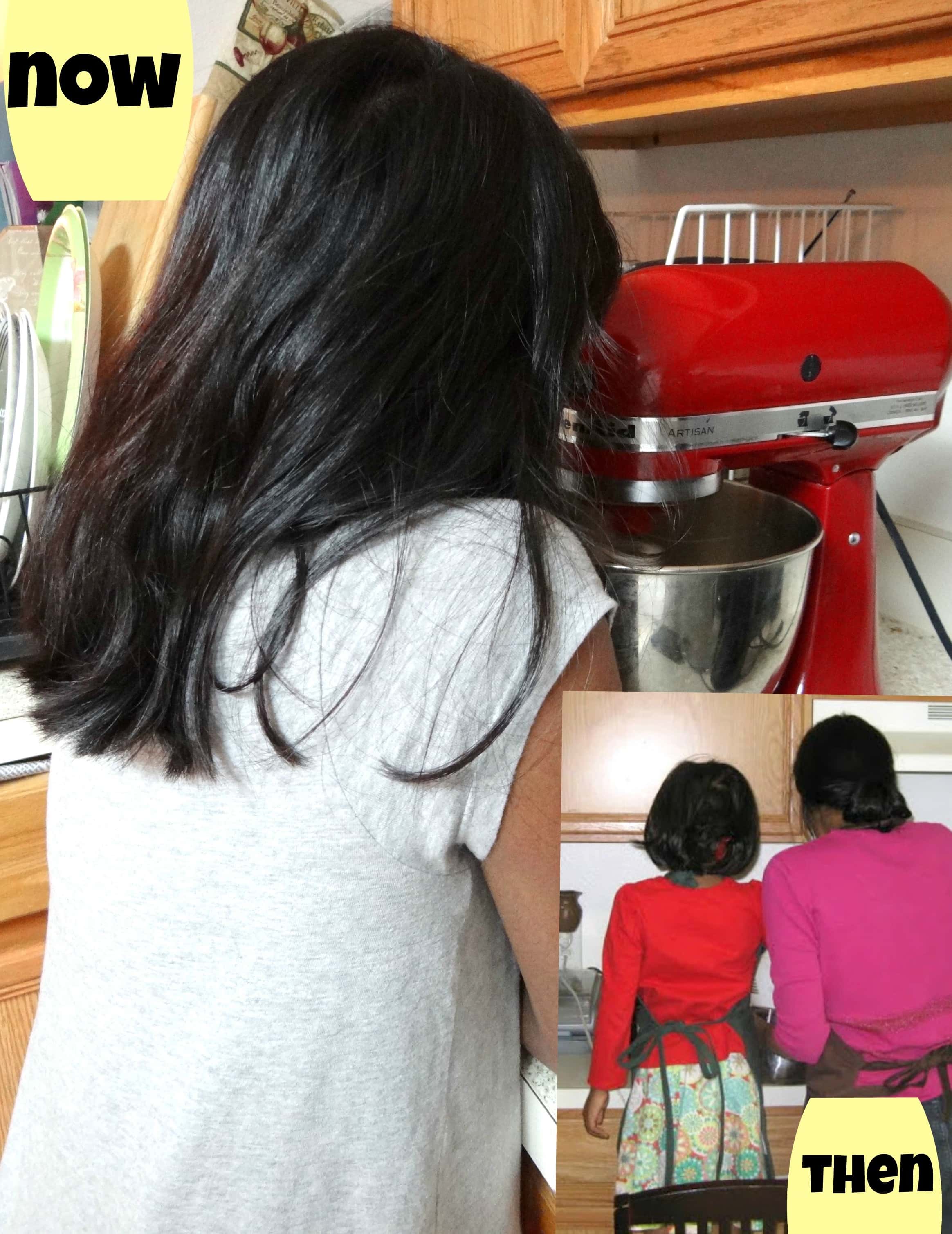 child baking Christmas treats