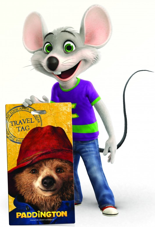 Chuck E and Paddington Tag