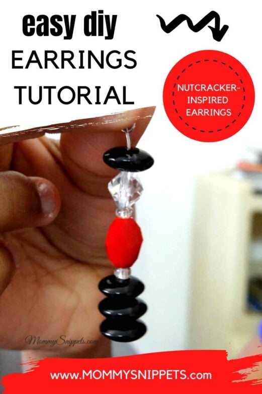 How To Make Earrings at Home DIY Earrings NutcrackerInspired!