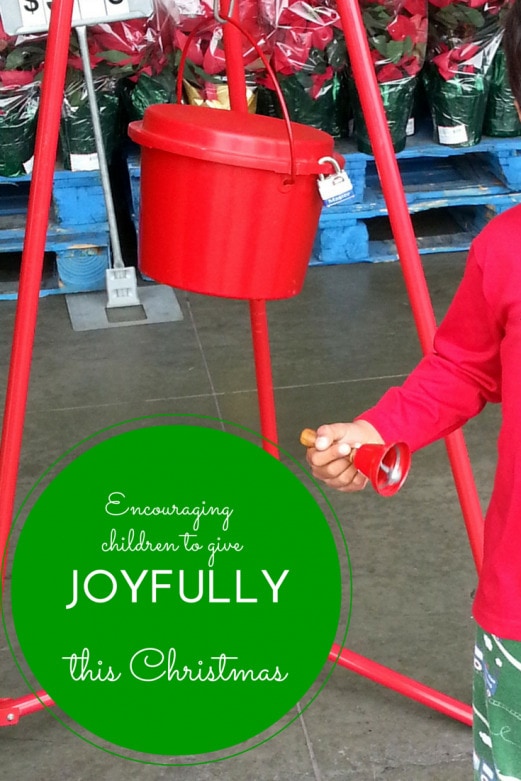 Encouraging children to give joyfully this Christmas