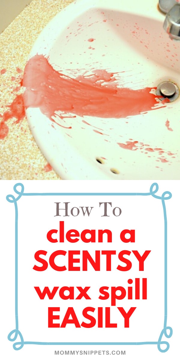 How to clean a Scentsy wax spill EASILY