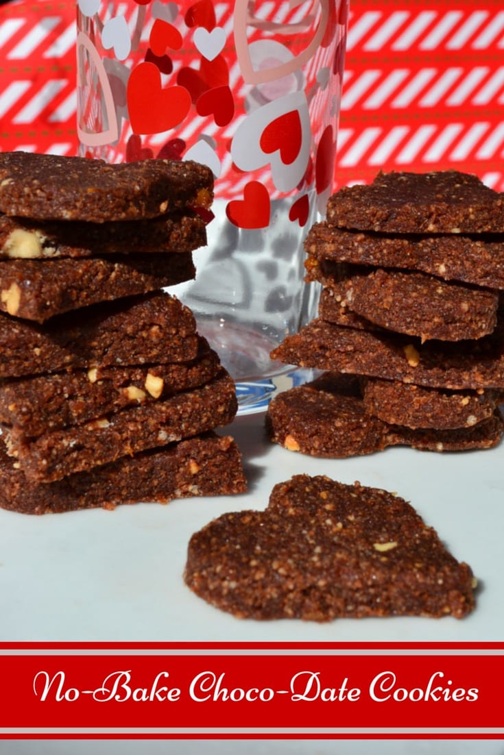 No-Bake Choco-Date Cookies for Valentine’s Day