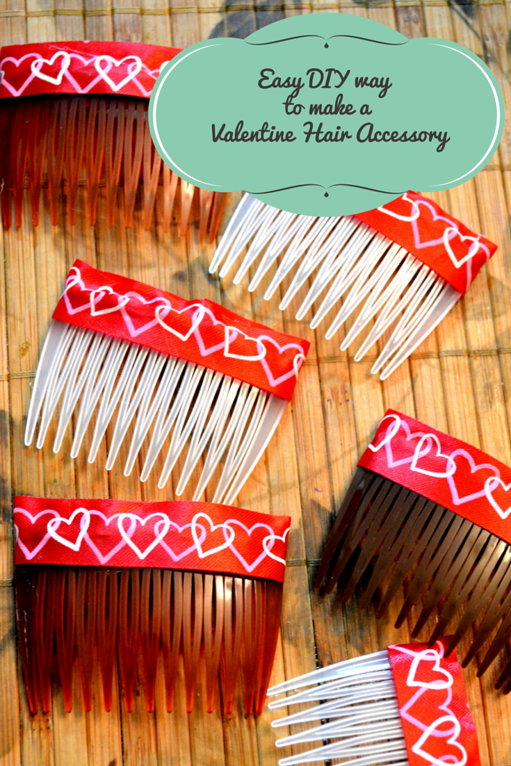 An Easy DIY Way To Make A Valentine Hair Accessory Mommy Snippets