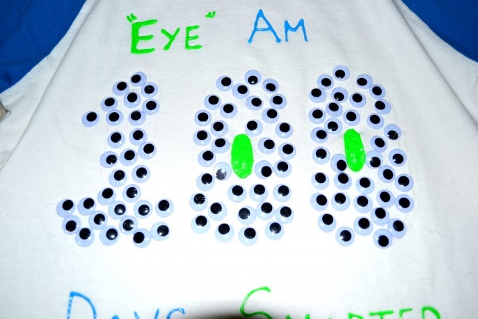 100 day googly eye shirt