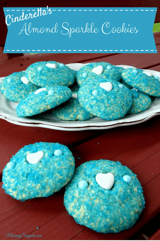 Cinderella's Almond Sparkle Cookies- Mommy Snippets