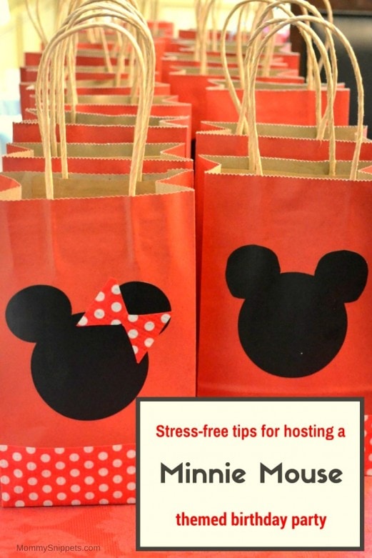 Stress-free tips for hosting a Minnie Mouse themed birthday party- Mommy Snippets
