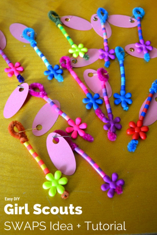One of the Easiest Girl Scout SWAPS Ideas! Mommy Snippets