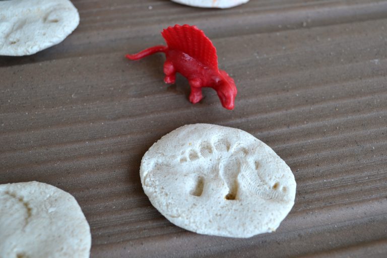 How to Make a Dinosaur Salt Dough Fossil- Easy DIY Fossil Craft!