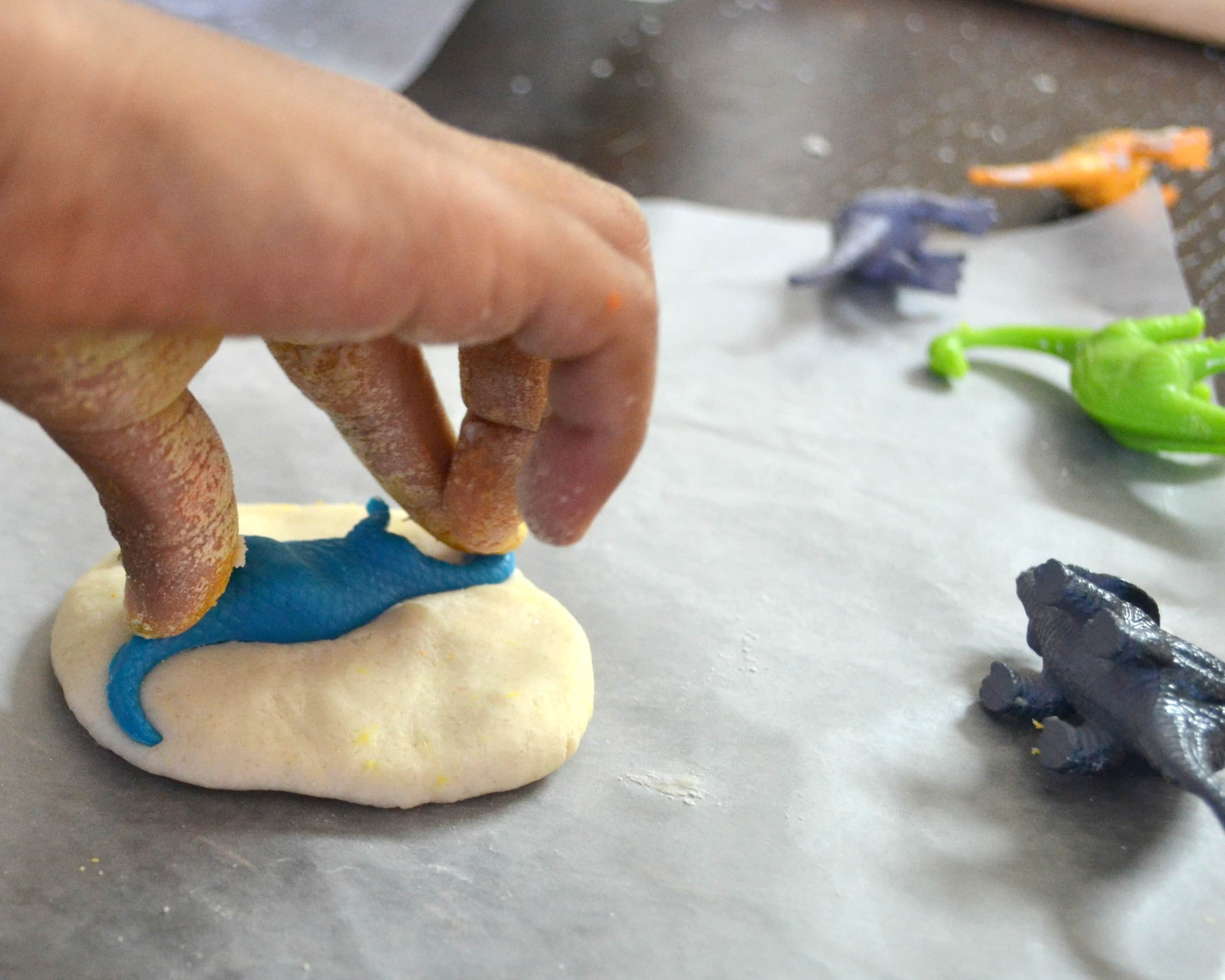 The Good Dinosaur: Dinosaur Fossils Craft With Homemade Play-Doh