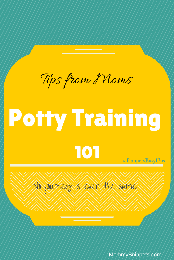 Potty Training Tips with Pampers Easy Ups - About a Mom