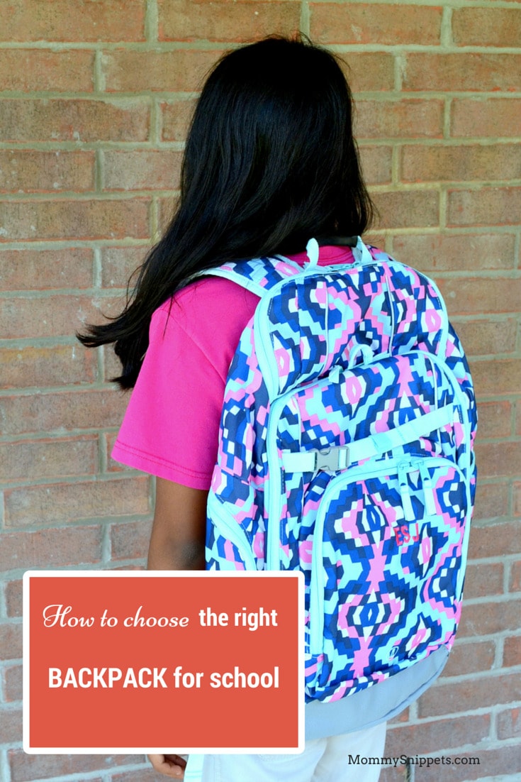 How to choose the right backpack for school