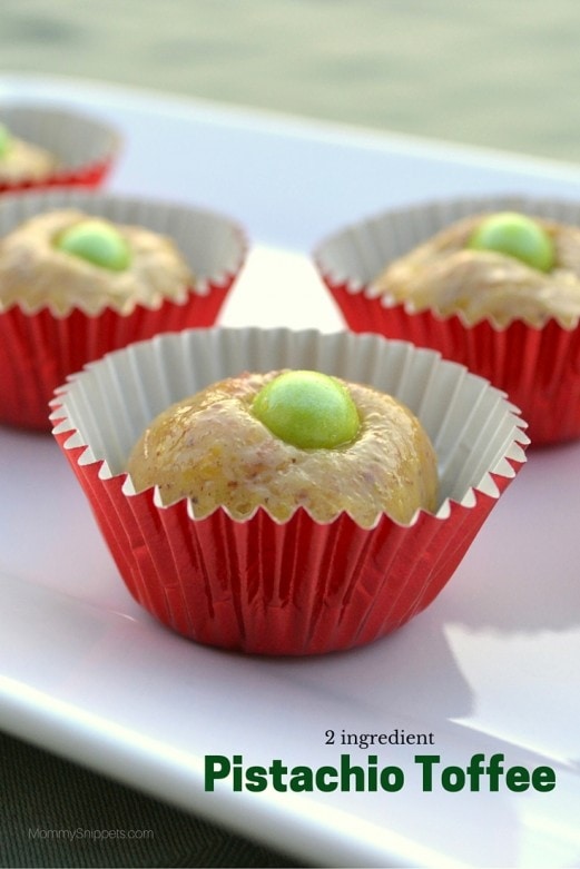 2 ingredient Pistachio Toffee #PanMovie #FandangoFamily - MommySnippets.com #Sponsored