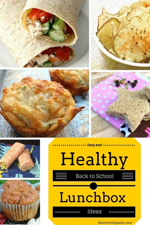 Easy and Healthy Back to School Lunchbox Ideas with MommySnippets.com