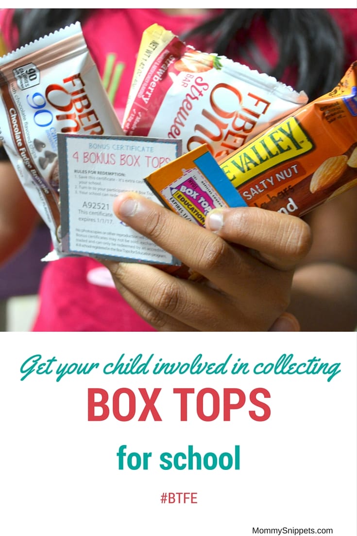 Get your child involved in collecting Box Tops for school {BTFE} Mommy Snippets