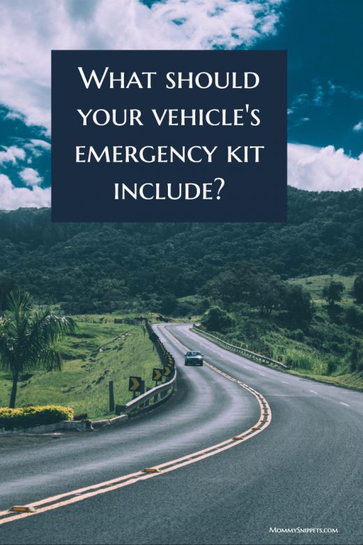 What should your vehicle's emergency kit include-- MommySnippets.com