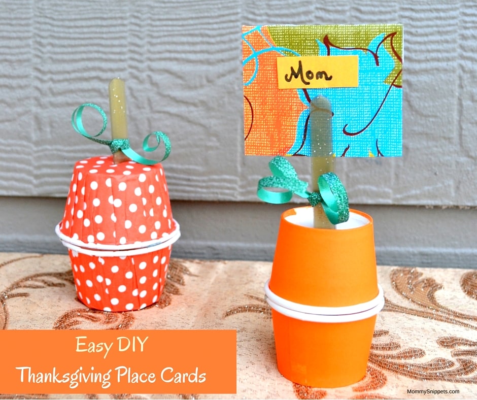 Easy Diy Thanksgiving Place Cards