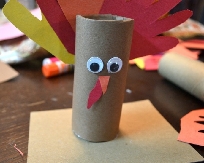 An Easy Thankful Turkey Toilet Paper Roll Craft Tutorial