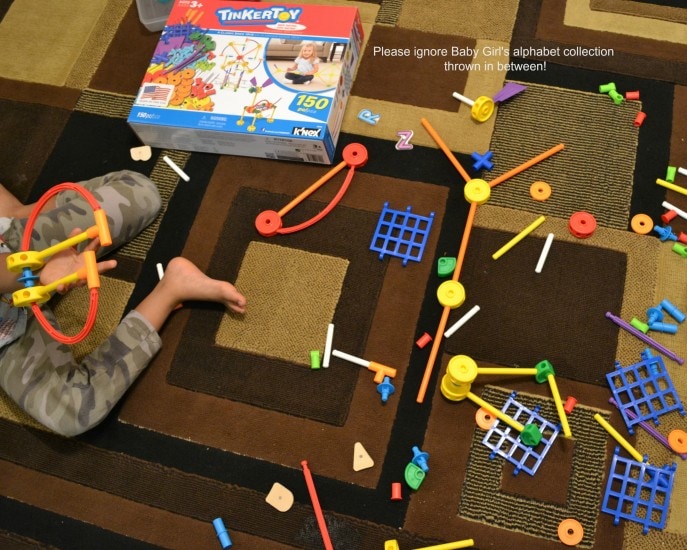 Creativity unleashed with the 150 Piece TINKERTOY Essentials Value Set- As seen on MommySnippets.com [ad] (15)