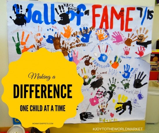 Making a difference...one child at a time. - Mommy Snippets