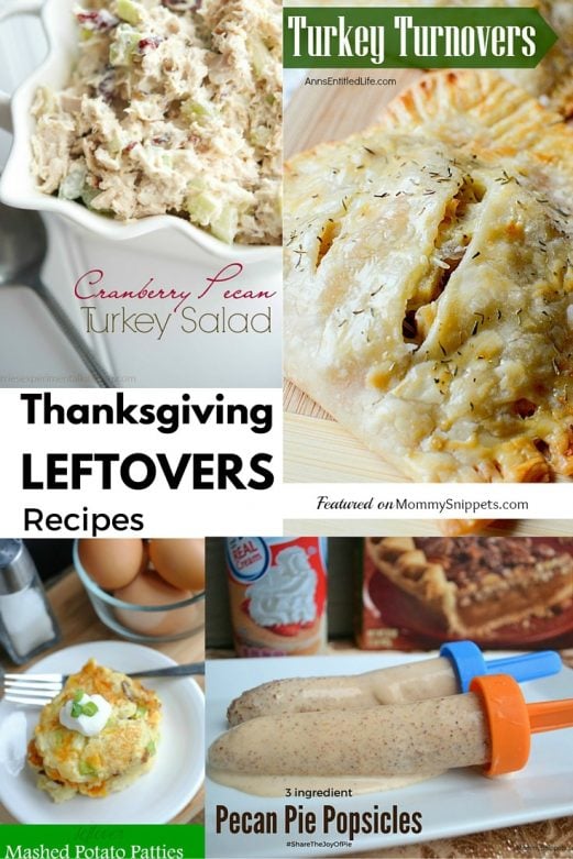 Thanksgiving Leftovers Recipes on MommySnippets.com