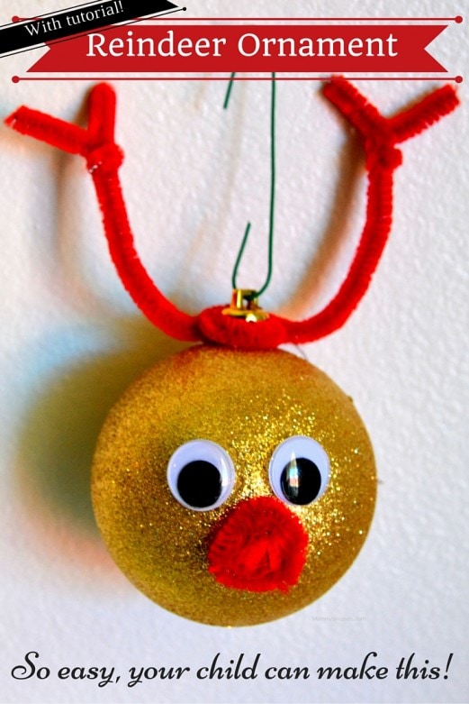 Easy DIY Reindeer Ornaments Your Child Can Make (+ Tutorial) - Mommy Snippets (2)